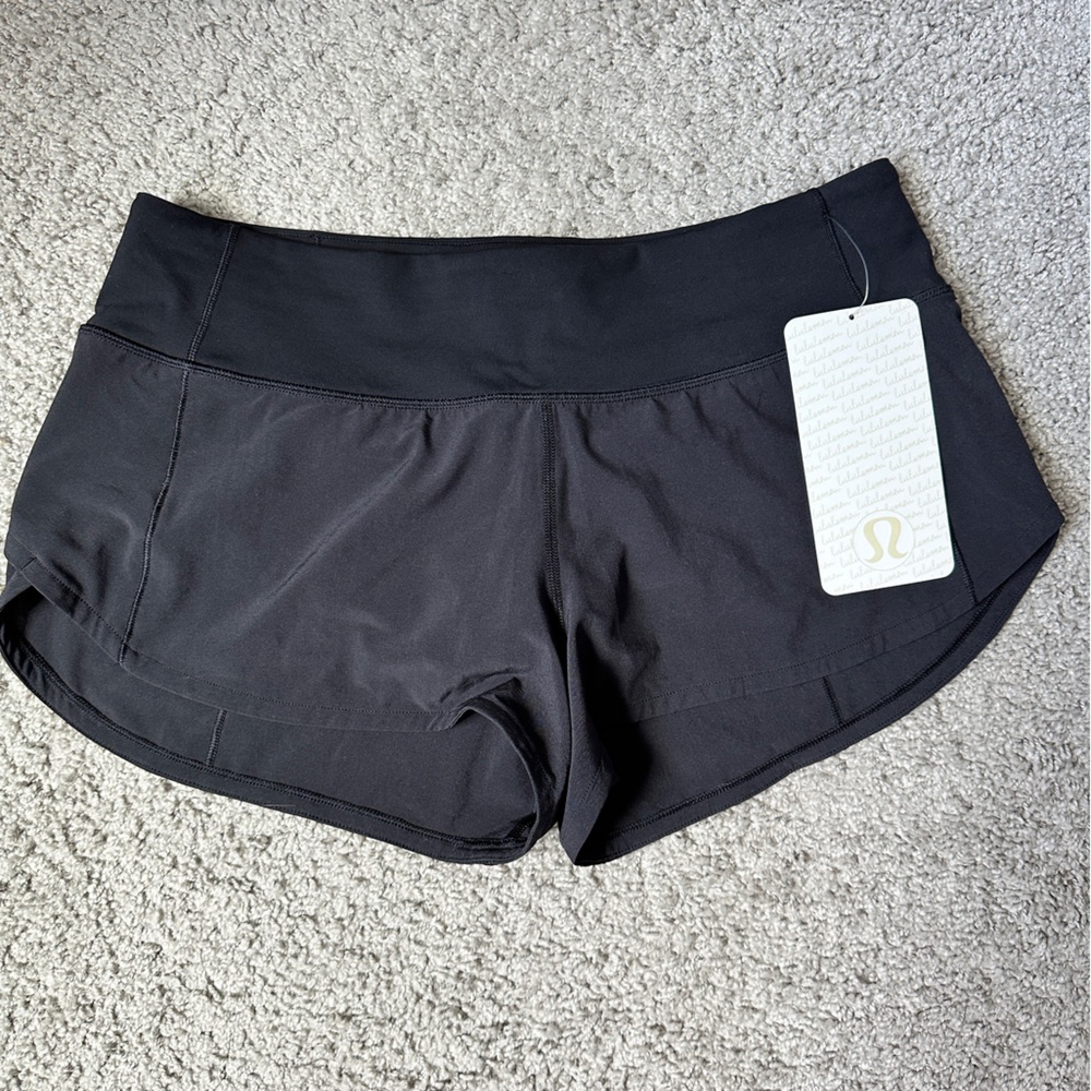 Lululemon running shorts. Speed up style
